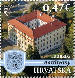 Dvorac Batthyany na poštanskoj marki iz serije “Dvorci Hrvatske”